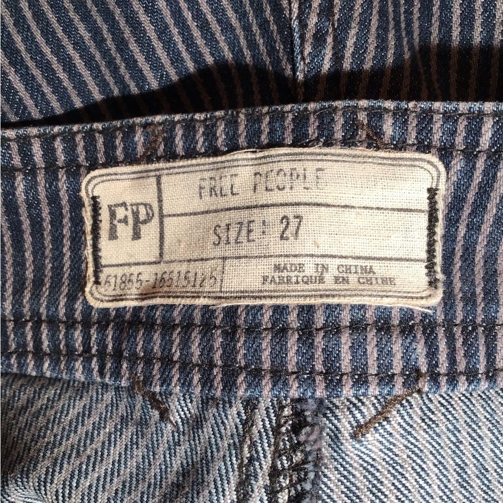 Free people railroad striped jeans size 27 - Picture 8 of 10